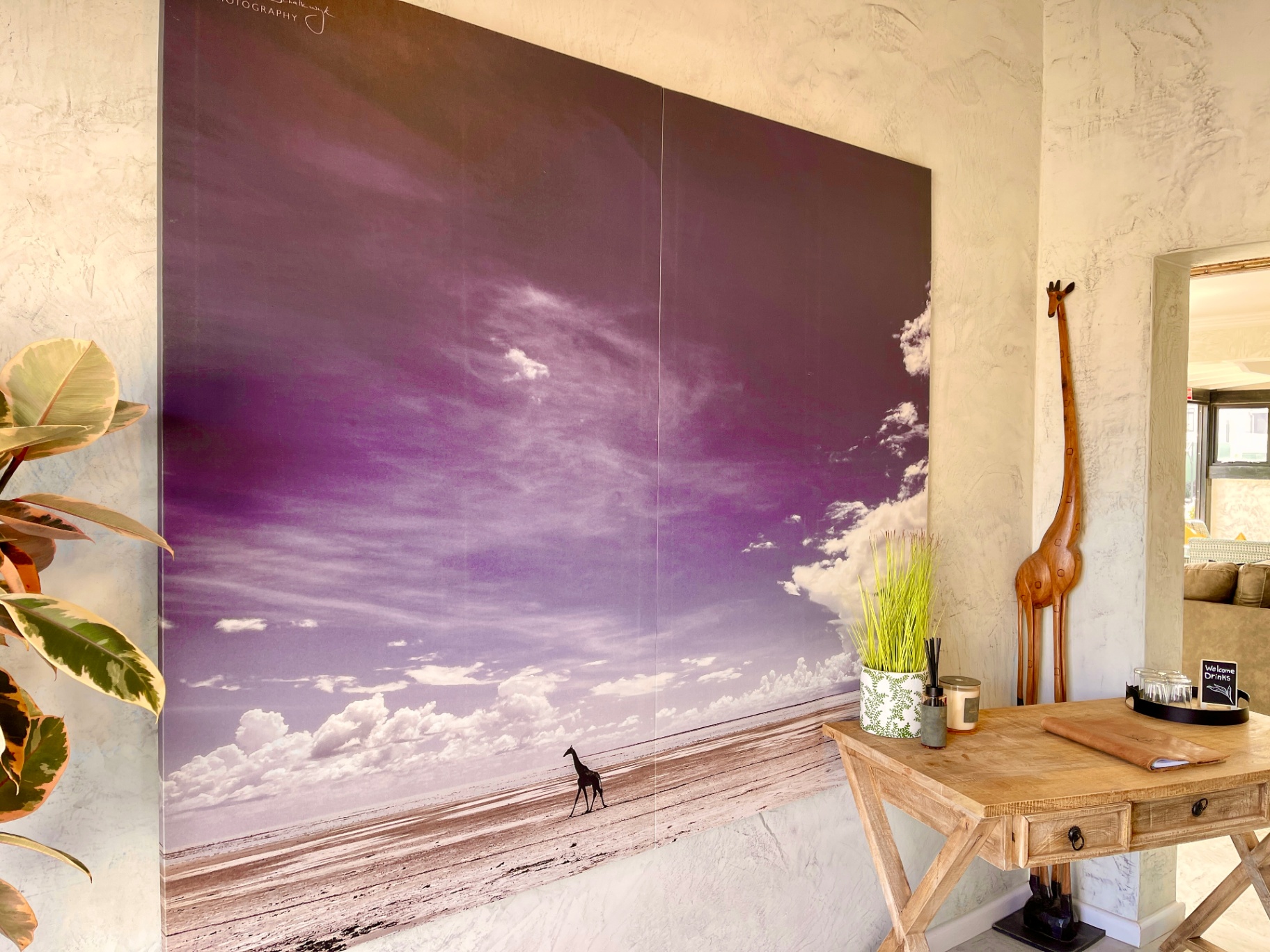 Giraffe wall art